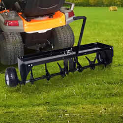 vidaXL Lawn Aerator for Ride-on Mower Time Dethstcher Scarifier Gardening Tool