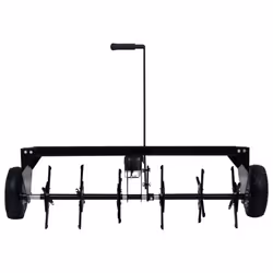 vidaXL Lawn Aerator for Ride-on Mower Time Dethstcher Scarifier Gardening Tool