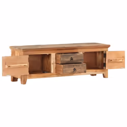 vidaXL Solid Acacia Wood and Reclaimed Wood TV Cabinet Stereo Stand Bedroom - Additional view 4
