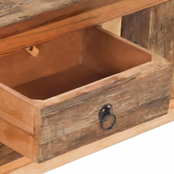 vidaXL Solid Acacia Wood and Reclaimed Wood TV Cabinet Stereo Stand Bedroom - Additional view 6
