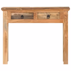 vidaXL Solid Acacia Wood and Reclaimed Wood Console Table Hall Telephone Table