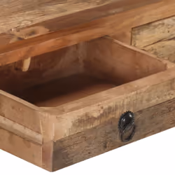 vidaXL Solid Acacia Wood and Reclaimed Wood Console Table Hall Telephone Table - Additional view 6