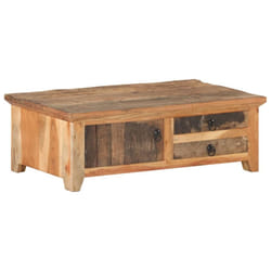 vidaXL Coffee Table Solid Reclaimed Wood Wooden Accent Couch Sofa Tea Table