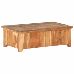 vidaXL Coffee Table Solid Reclaimed Wood Wooden Accent Couch Sofa Tea Table - Additional view 4