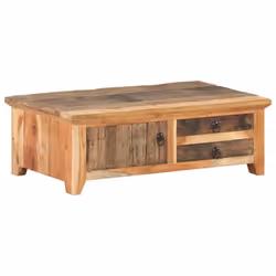 vidaXL Coffee Table Solid Reclaimed Wood Wooden Accent Couch Sofa Tea Table - Additional view 7