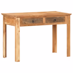 vidaXL Desk Solid Reclaimed Wood Wooden Computer Console Table Workstation - Additional view 10