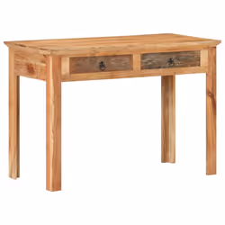vidaXL Desk Solid Reclaimed Wood Wooden Computer Console Table Workstation - Additional view 8