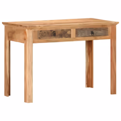 vidaXL Desk Solid Reclaimed Wood Wooden Computer Console Table Workstation - Additional view 9