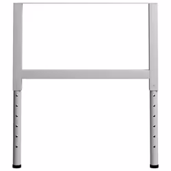 vidaXL 2x Adjustable Work Bench Frames Metal Grey Furniture Work Table Leg