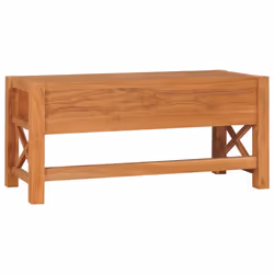 vidaXL Desk with 2 Drawers 100x40x45 cm Recycled Teak Wood Work Console Table - Additional view 4