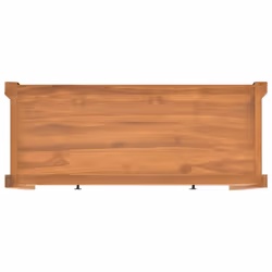 vidaXL Desk with 2 Drawers 100x40x45 cm Recycled Teak Wood Work Console Table - Additional view 5