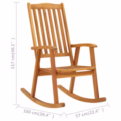 VidaXL 311844 outdoor chair Terrace Padded seat Acacia wood - Additional view 7