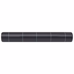 vidaXL Weed & Root Control Mat Black 2x50 m PP Ground Cover Barrier Fabric