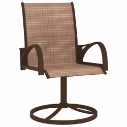 VidaXL 312278 outdoor chair Terrace Steel, Textile Brown