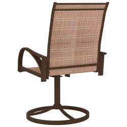 VidaXL 312278 outdoor chair Terrace Steel, Textile Brown - Additional view 5