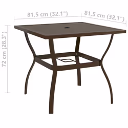 VidaXL 312279 outdoor table Brown - Additional view 5
