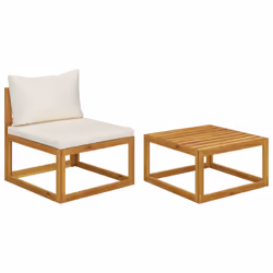 VidaXL 311866, Acacia wood, Adults & Children, 680 mm, 680 mm, 290 mm