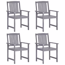 VidaXL 311875, Terrace, Acacia wood, Grey, 570 mm, 610 mm, 920 mm