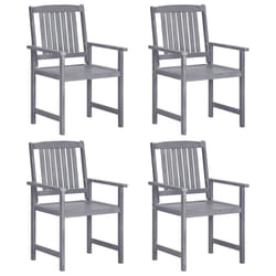 VidaXL 311875 outdoor chair Terrace Acacia wood Grey
