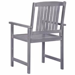 VidaXL 311875 outdoor chair Terrace Acacia wood Grey