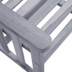 vidaXL Solid Acacia Wood Garden Chairs with Tea Table Dining Table and Chair - Additional view 4