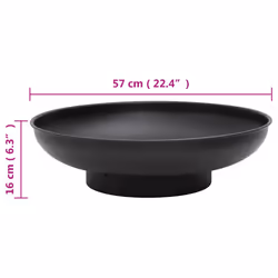 vidaXL Fire Pit Steel Patio Heater Garden Furace Firplace Outdoor Burner Tool - Additional view 6
