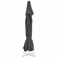 vidaXL Replacement Fabric for Outdoor Parasol Anthracite 500 cm Umbrella Cloth - Additional view 2