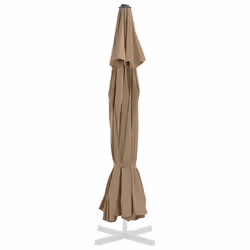 vidaXL Replacement Fabric for Outdoor Parasol Taupe 500 cm Umbrella Cloth - Additional view 2