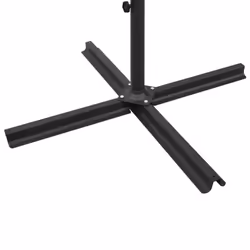 vidaXL Double Garden Parasol with Steel Pole Sunshade Outdoor Umbrella Sand - Additional view 5