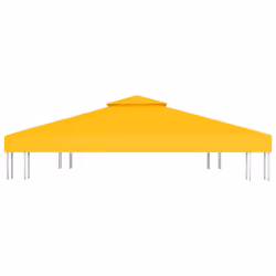 vidaXL 2-Tier Gazebo Top Cover 310 g/mÂ² 4x3 m Yellow Garden Replacement Canopy - Additional view 5