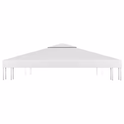 vidaXL 2-Tier Gazebo Top Cover 310 g/mÂ² 4x3 m White Garden Replacement Canopy - Additional view 5