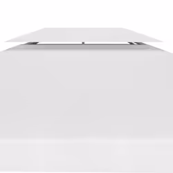 vidaXL 2-Tier Gazebo Top Cover 310 g/mÂ² 4x3 m White Garden Replacement Canopy - Additional view 6
