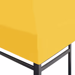 vidaXL Gazebo Top Cover 270 g/mÂ² 3x3 m Yellow Garden Patio Replacement Canopy - Additional view 4