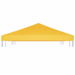 vidaXL Gazebo Top Cover 270 g/mÂ² 4x3 m Yellow Garden Replacement Canopy Roof - Additional view 5
