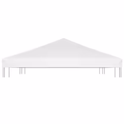 vidaXL Gazebo Top Cover 270 g/mÂ² 4x3 m White Garden Replacement Canopy Roof - Additional view 5
