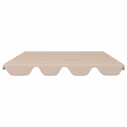 vidaXL Replacement Canopy for Garden Swing Outdoor Sunshade Gazebo Top Beige