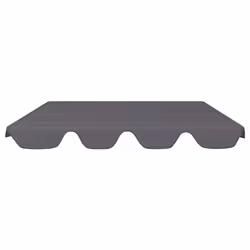 vidaXL Replacement Canopy for Garden Swing Outdoor Sunshade Gazebo Anthracite