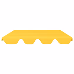 vidaXL Replacement Canopy for Garden Swing Outdoor Sunshade Gazebo Top Yellow