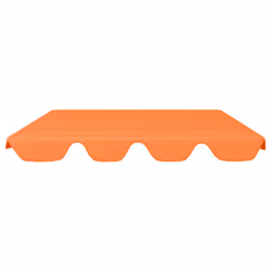 vidaXL Replacement Canopy for Garden Swing Outdoor Sunshade Gazebo Top Orange