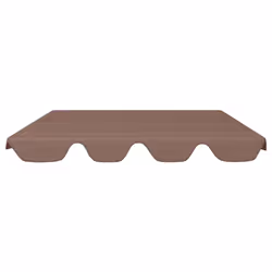 vidaXL Replacement Canopy for Garden Swing Outdoor Sunshade Gazebo Top Brown