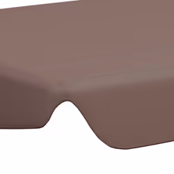 vidaXL Replacement Canopy for Garden Swing Outdoor Sunshade Gazebo Top Brown - Additional view 4