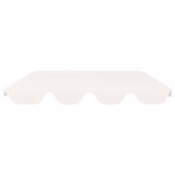 vidaXL Replacement Canopy for Garden Swing Outdoor Sunshade Gazebo Top White