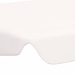 vidaXL Replacement Canopy for Garden Swing Outdoor Sunshade Gazebo Top White - Additional view 4