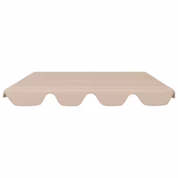 vidaXL Replacement Canopy for Garden Swing Outdoor Sunshade Gazebo Top Beige