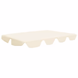 vidaXL Replacement Canopy for Garden Swing Outdoor Sunshade Gazebo Top Cream