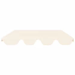 vidaXL Replacement Canopy for Garden Swing Outdoor Sunshade Gazebo Top Cream