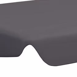 vidaXL Replacement Canopy for Garden Swing Outdoor Sunshade Gazebo Anthracite - Additional view 4