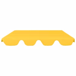 vidaXL Replacement Canopy for Garden Swing Outdoor Sunshade Gazebo Top Yellow