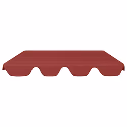 vidaXL Replacement Canopy for Garden Swing Outdoor Sunshade Gazebo Wine Red - Additional view 2