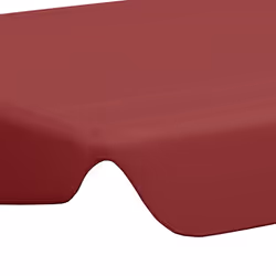 vidaXL Replacement Canopy for Garden Swing Outdoor Sunshade Gazebo Wine Red - Additional view 4